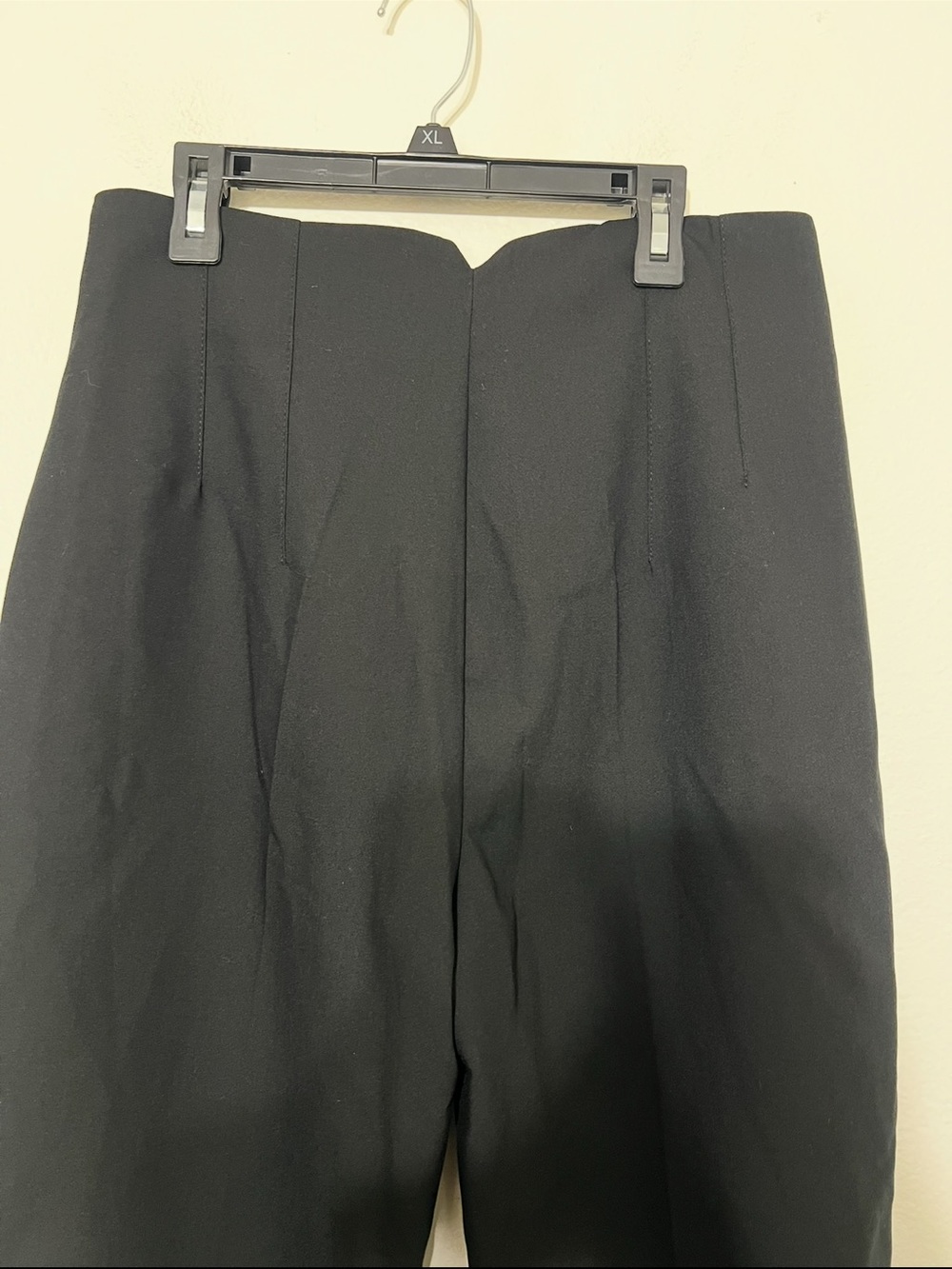 ZARA Black Tailored High-Waist Trousers Size Large NWT - Picture 4 of 8